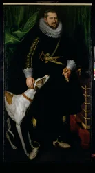 Porträt eines Gentlemans, angeblich aus der Familie Coudenhouve aus Flandern, ca. 1610-20